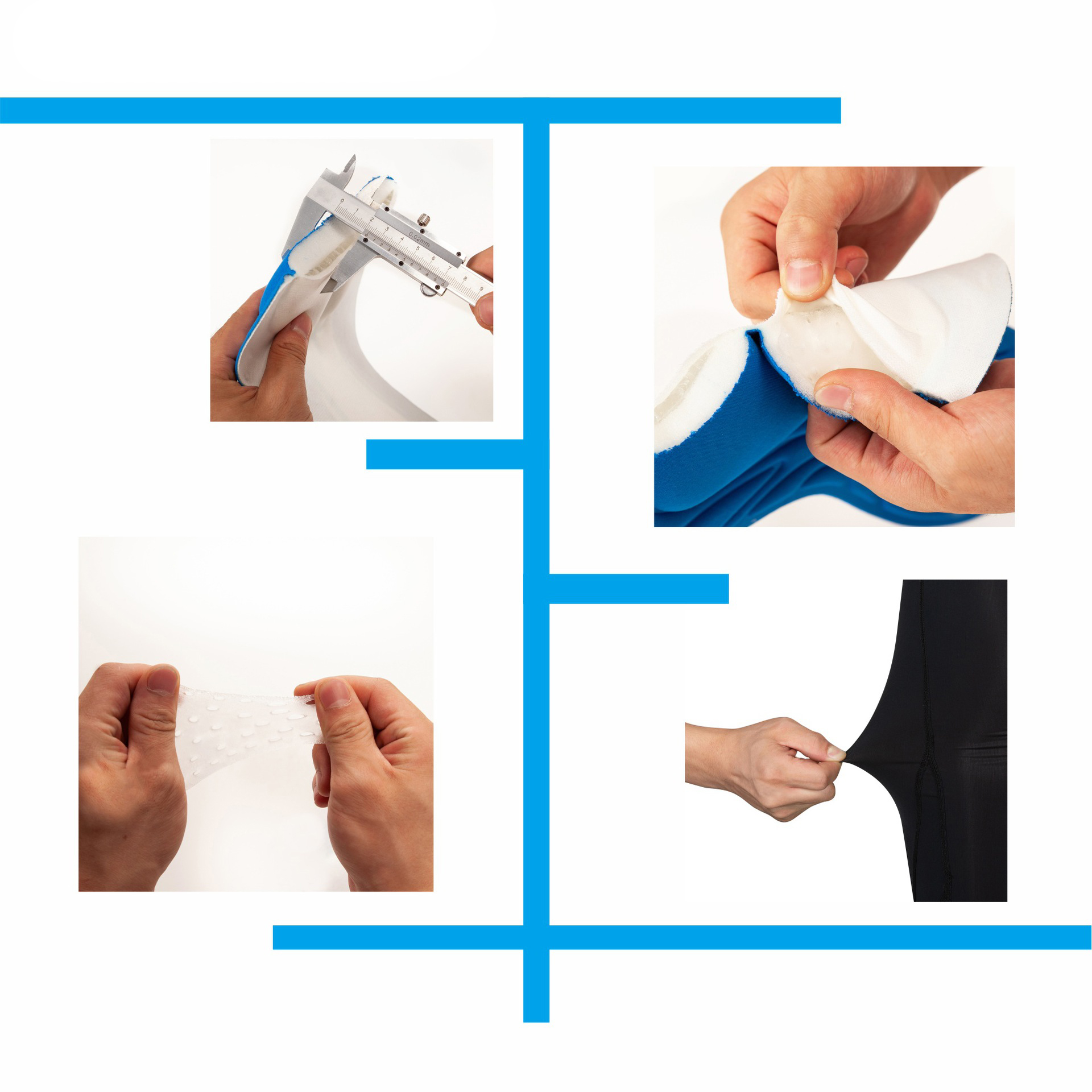 กางเกงขาสั้นปั่นจักรยานเป้าเจลแท้ ยี่ห้อ Bpbtti ผ้าดี แห้งไว