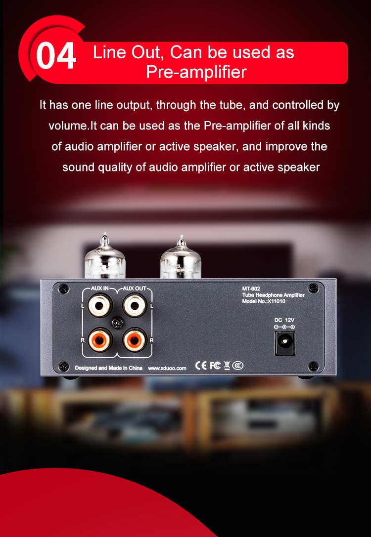 ขาย xDuoo MT-602 แอมป์หลอดแก้วคลาส A แบบตั้งโต๊ะ กำลังขับสูง ประกันศูนย์ไทย
