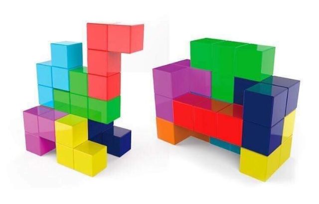 Magic magnetic cube แม่เหล็กตัวต่อทรงลูกบาศก์ พร้อมส่ง