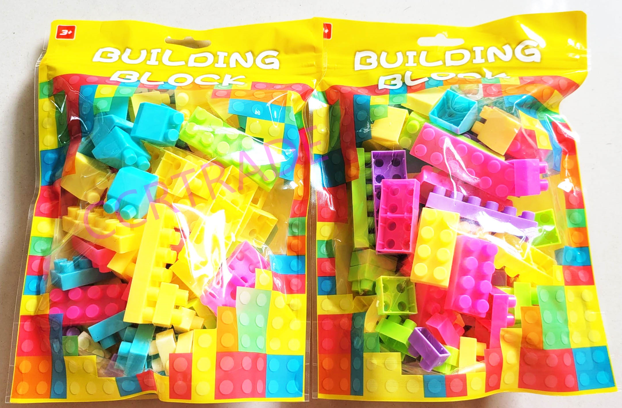 เลโก้ตัวต่อสีสด 75 ชิ้นถุงซิป 23 ซม.(งานห้าง)