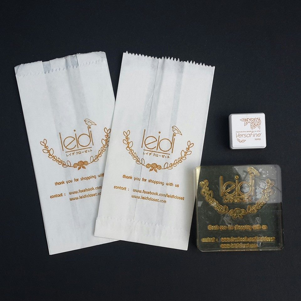 ผลงานออกแบบตรายาง ตราปั๊มใส