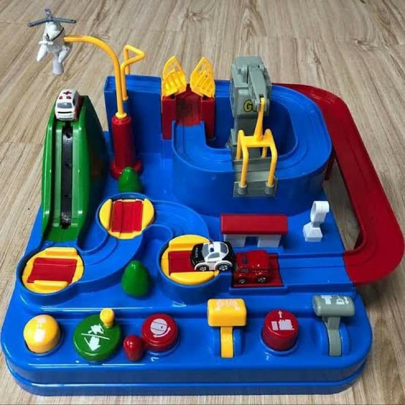 ของเล่นแก้ปัญหา ชุดรถกู้ภัย ฝึกทักษะเด็กๆ ได้ดีมาก พร้อมส่งจากไทย