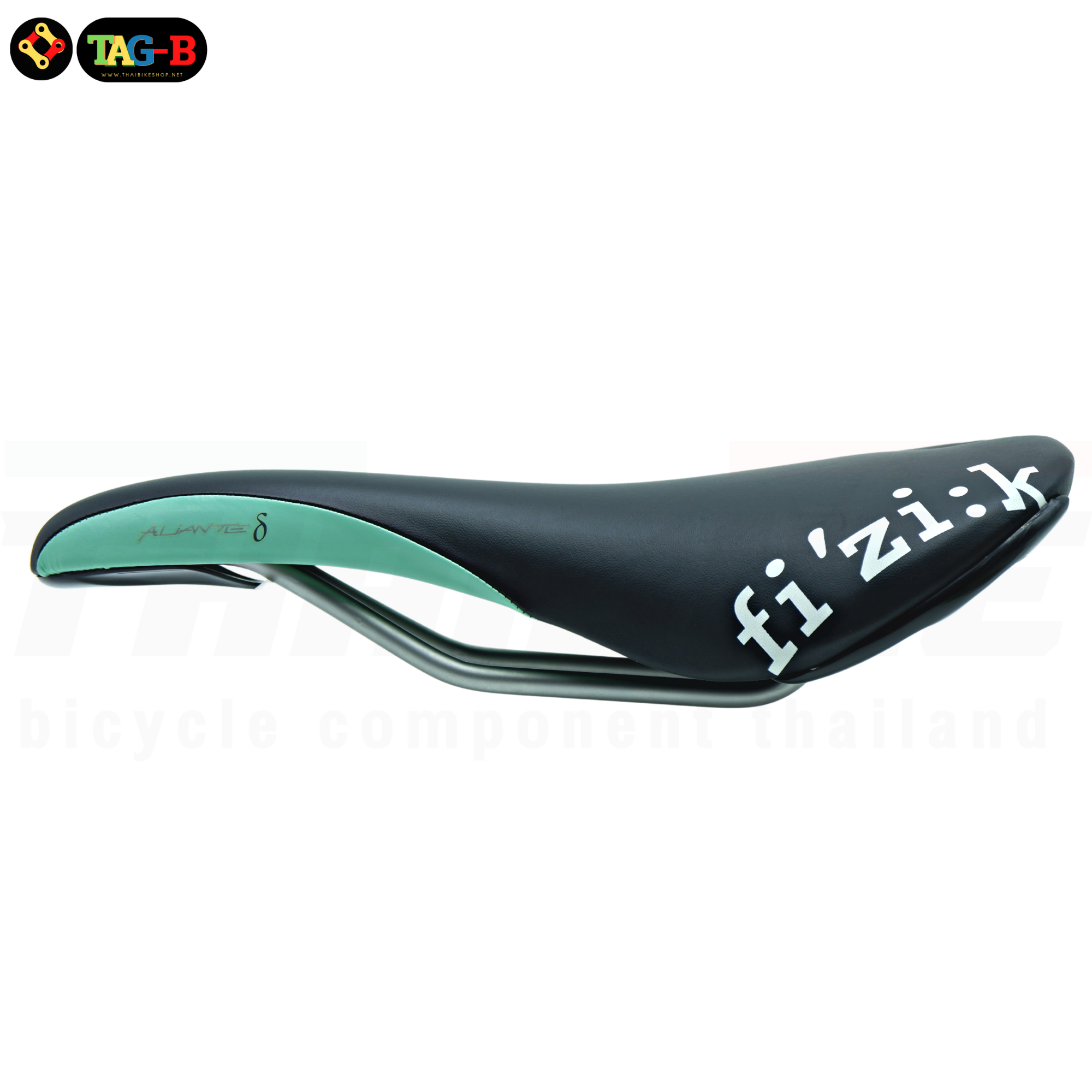 อานจักรยานเสือหมอบ เสือภูเขา fi'zik รุ่น ALIANTE DELTA (ดำ/เซเลสเต้)