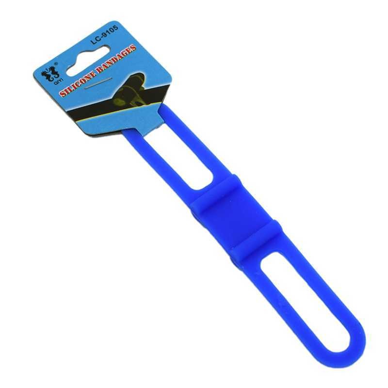 สายรัดซิลิโคนสำหรับติดไฟฉายจักรยาน