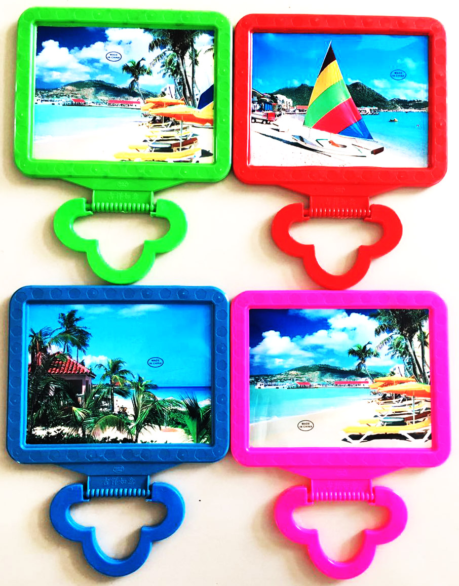 กระจกขอบเพชรเหลี่ยม 20.5x26.5 ซม.