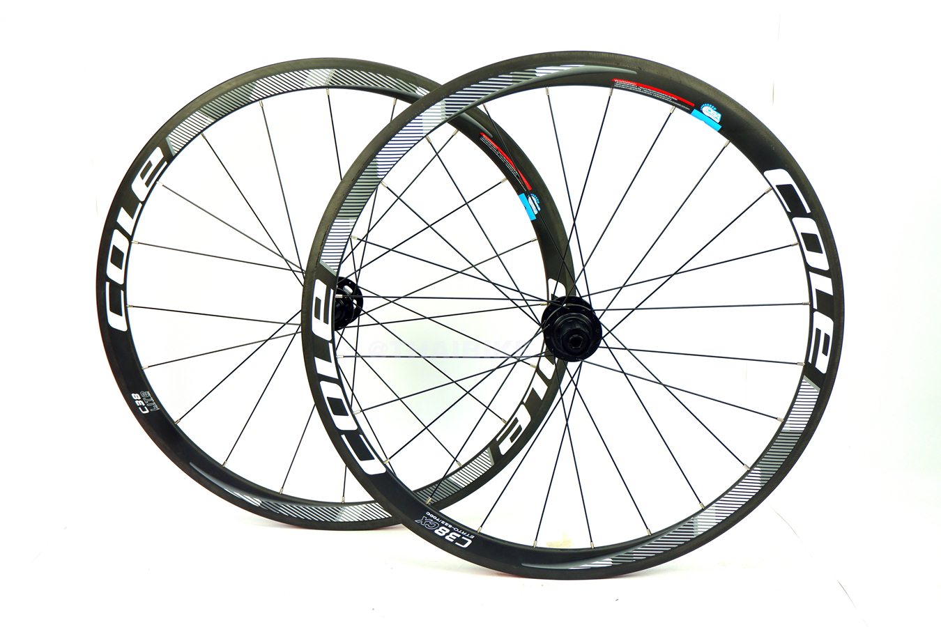 ล้อจักรยานคาร์บอนดิสเบรค COLE ขนาด 700C ขอบสูง 38มม. แกน 12