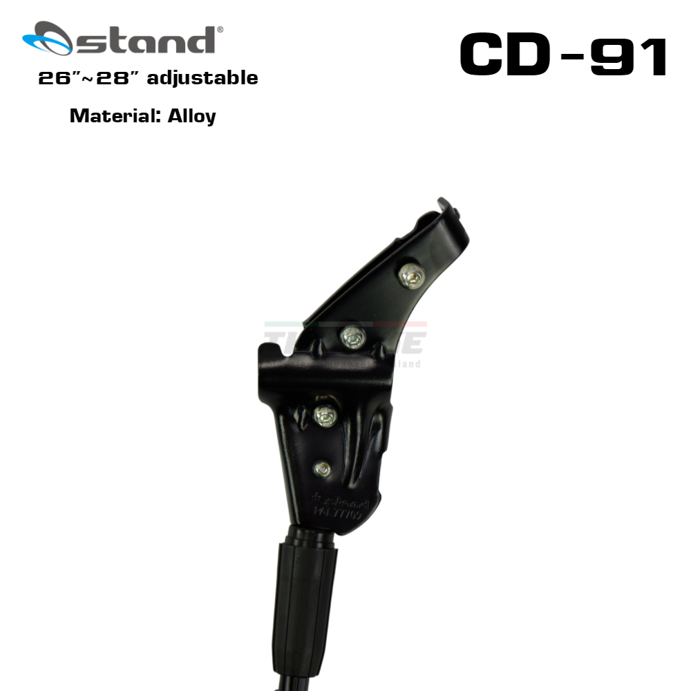 ขาตั้งจักรยานอลูมิเนียมน้ำหนักเบา O-STAND ขาตั้งข้าง 26/27.5 รุ่นจับสองจุด, CD-91