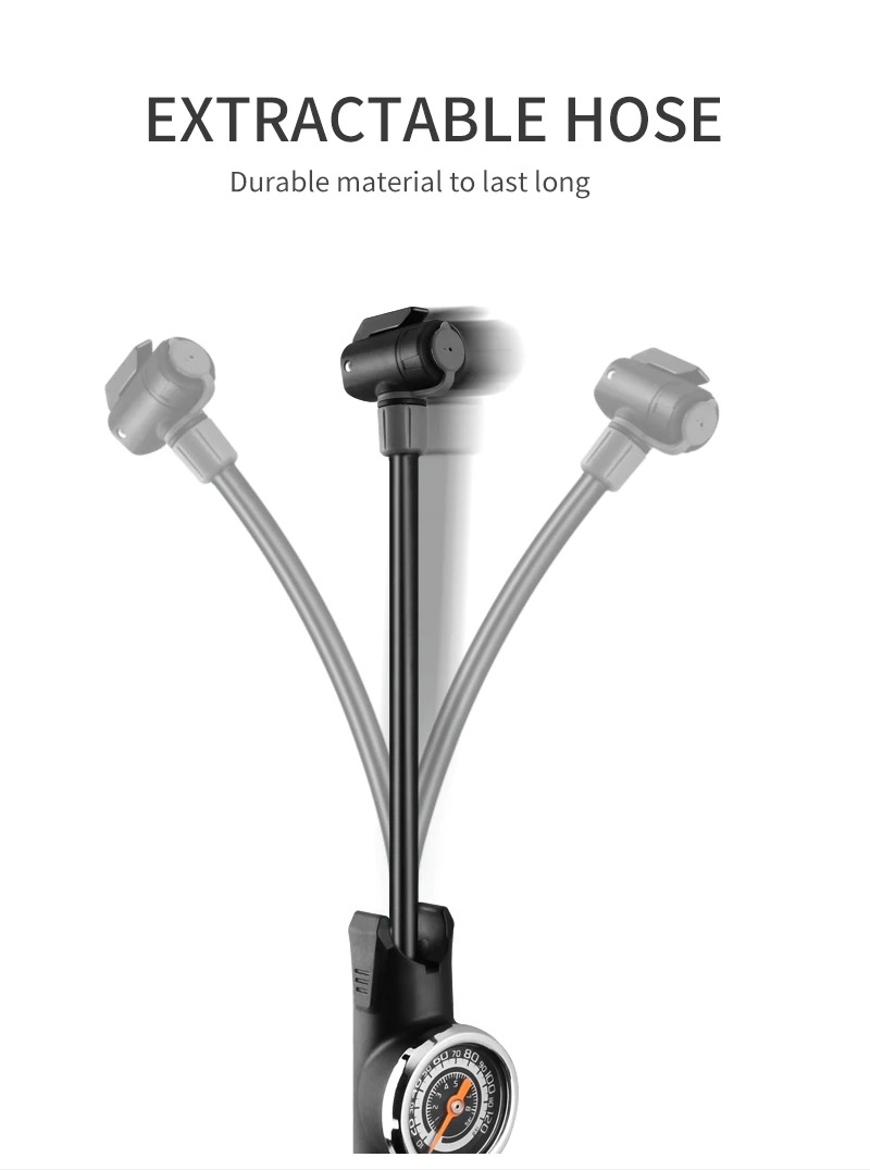 สูบลมจักรยานพกพา GIYO GP-871E 120PSI