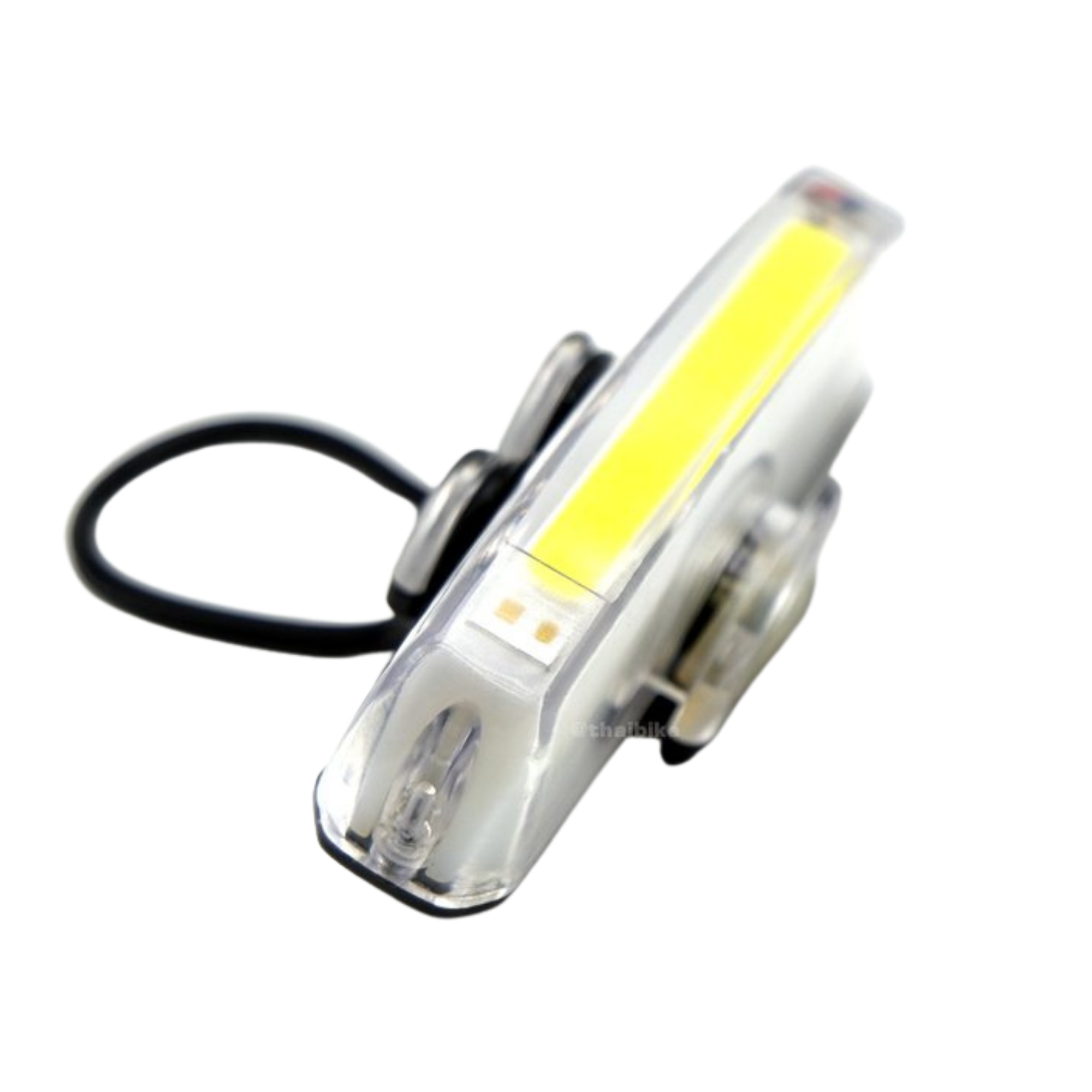 ไฟท้าย ไฟหน้า จักรยานไฟสีขาว ชาร์จ USB ยี่ห้อ SOLDIER แพคถุง