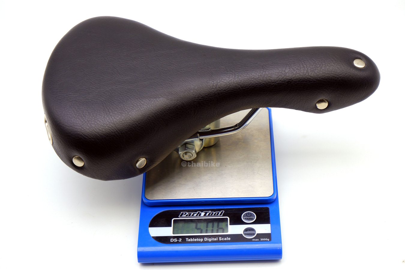 อานจักรยานหนังเทียม THAIBIKE ทรงวินเทจ หนัง PU มีที่ห้อยกระเป๋า