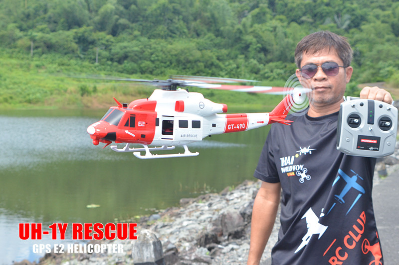 UH-1Y HUEY RESCUE GPS HELICOPTER GOOSKY E2