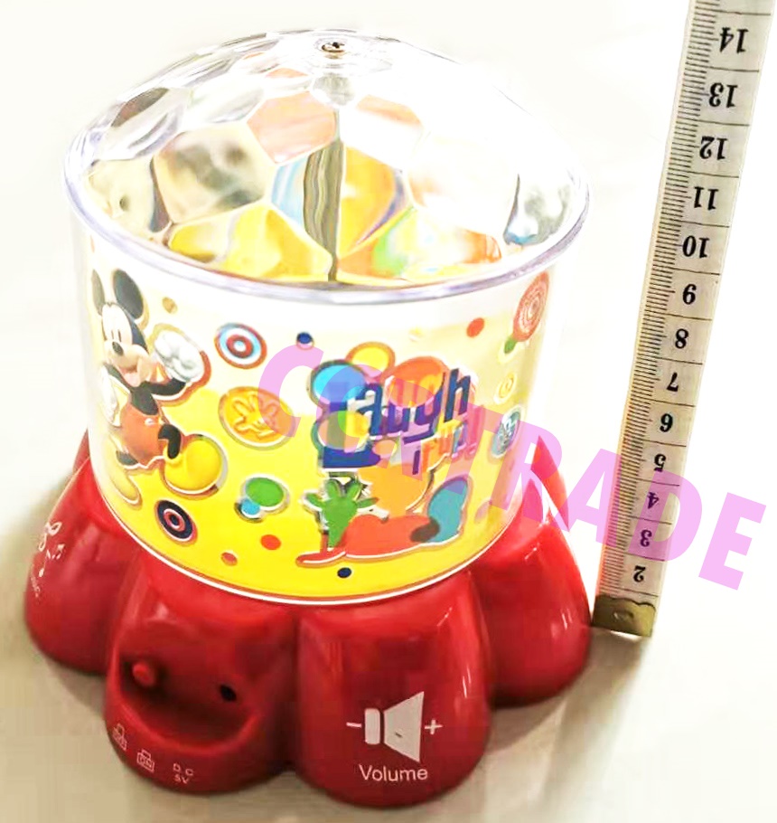 โคมไฟฉายภาพมิ๊กกี้เม้าส์ มีเพลง มีไฟ(ลิขสิทธิ์แท้) ขนาด 13.5 ซม.(1x3)