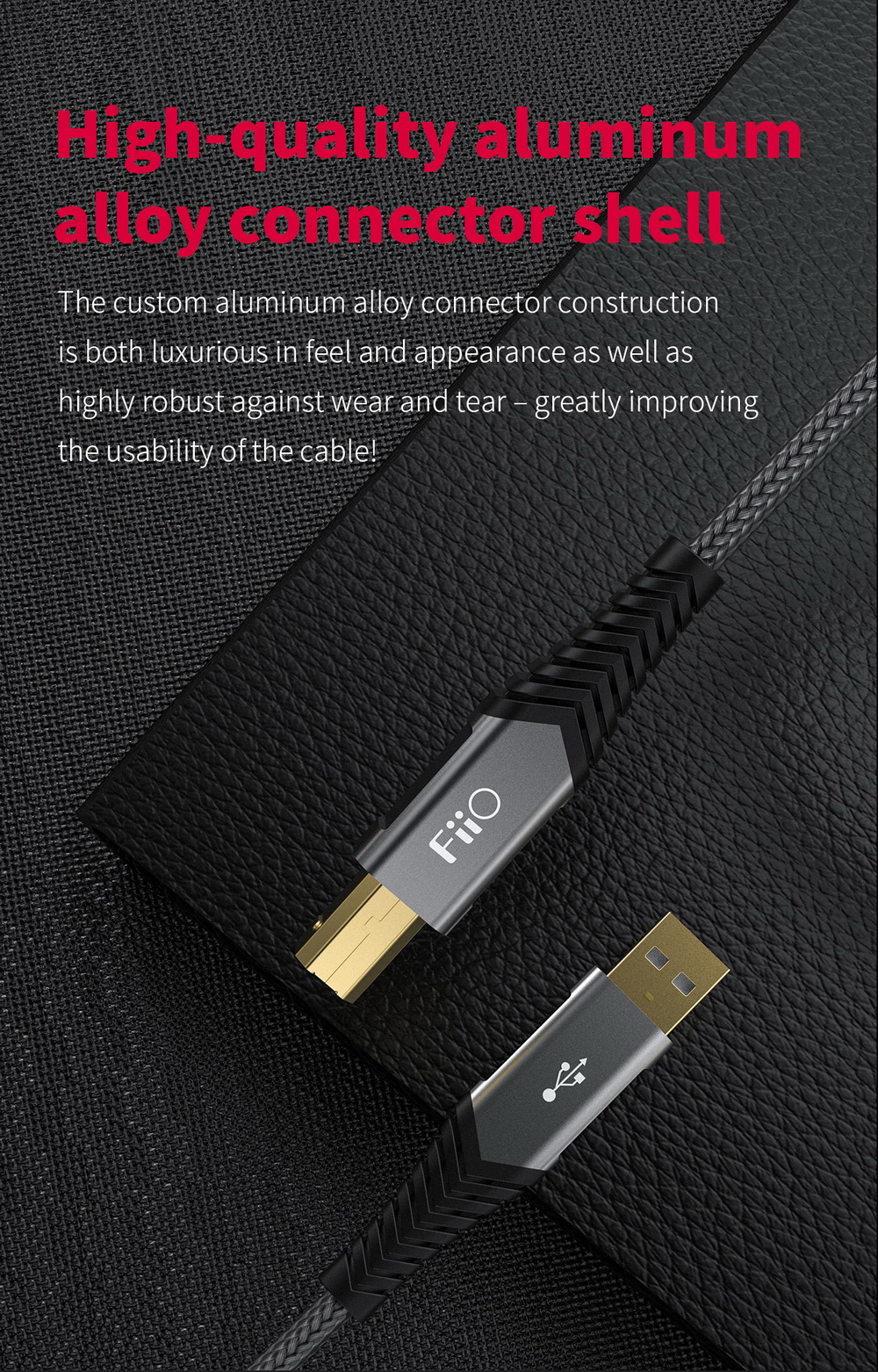 ขาย FiiO LA-UB1 สาย USB-A to USB-B สำหรับ DAC/AMP, PC, เครื่องเสียง