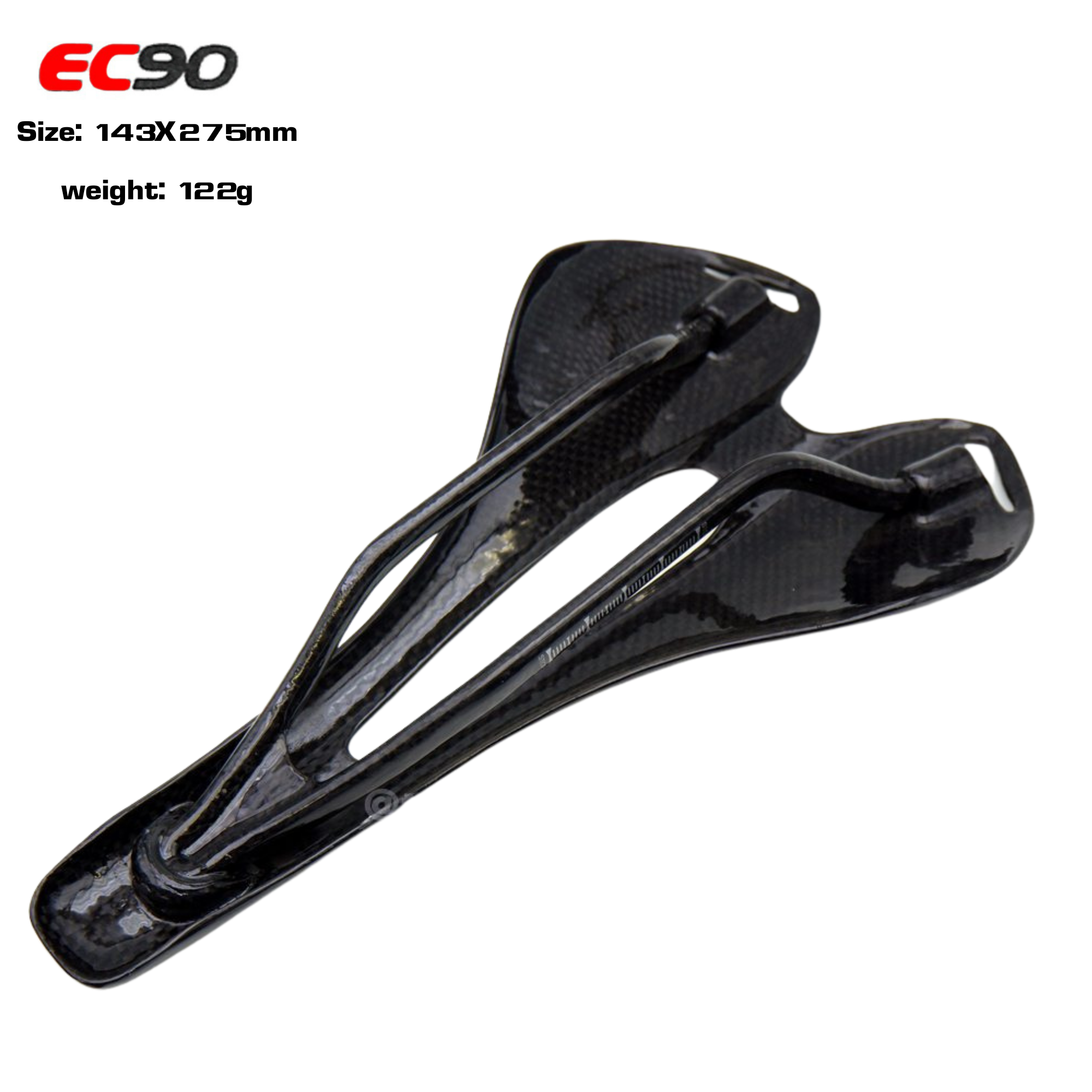 อานจักรยาน FULL CARBON EC90 รางคาร์บอน น้ำหนักเบา