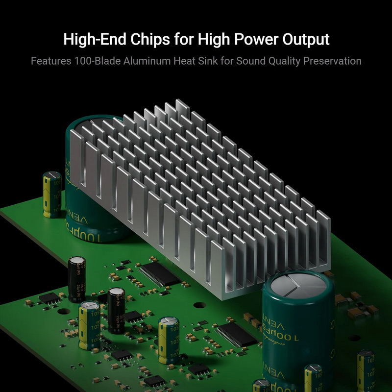 Fosi AudioMC351 DAC/AMP 2.1 แชนเนล พร้อม VU Meter และ Bluetooth กำลังขับสูง ให้เสียงอันยอดเยี่ยม ประกันศูนย์ไทย