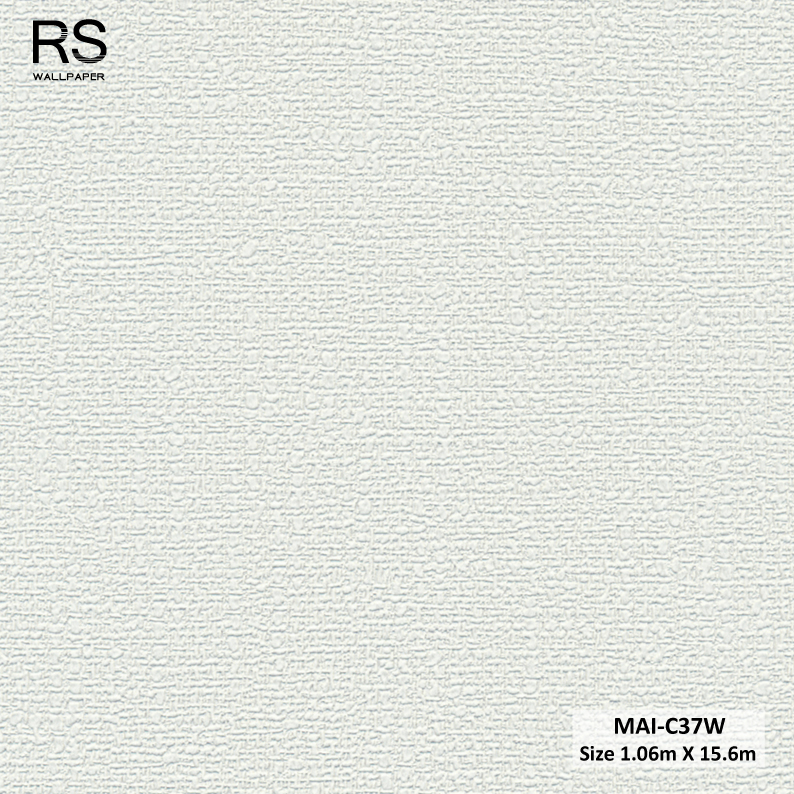 วอลเปเปอร์ลายผ้าสีเทาอ่อน MAI-C37W