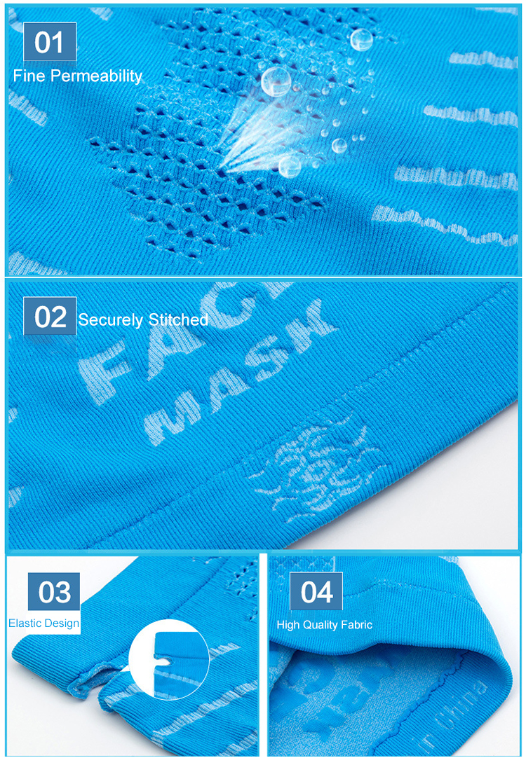 หน้ากากกันฝุ่นแบบยาว กันแดด THAIBIKE มีที่เกี่ยวหู