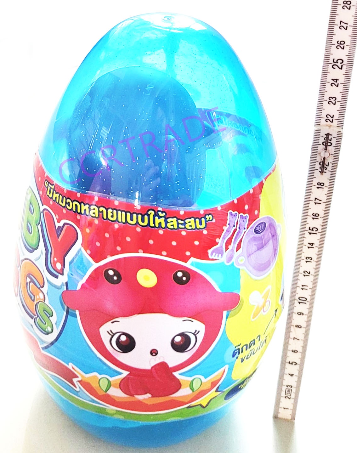 เบบี้หมวกคิวตี้ไข่ยักษ์ 13.5x25 ซม.(1x3)