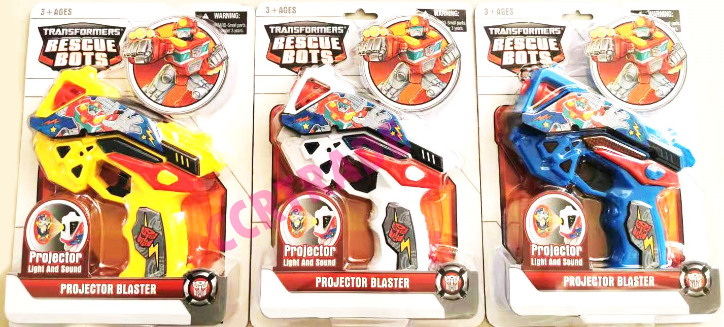 ปืนทรานฟอร์เมอร์ฉายภาพ มีเสียง มีไฟแผง 19x26.5 ซม.(ลิขสิทธิ์แท้)(1x3)