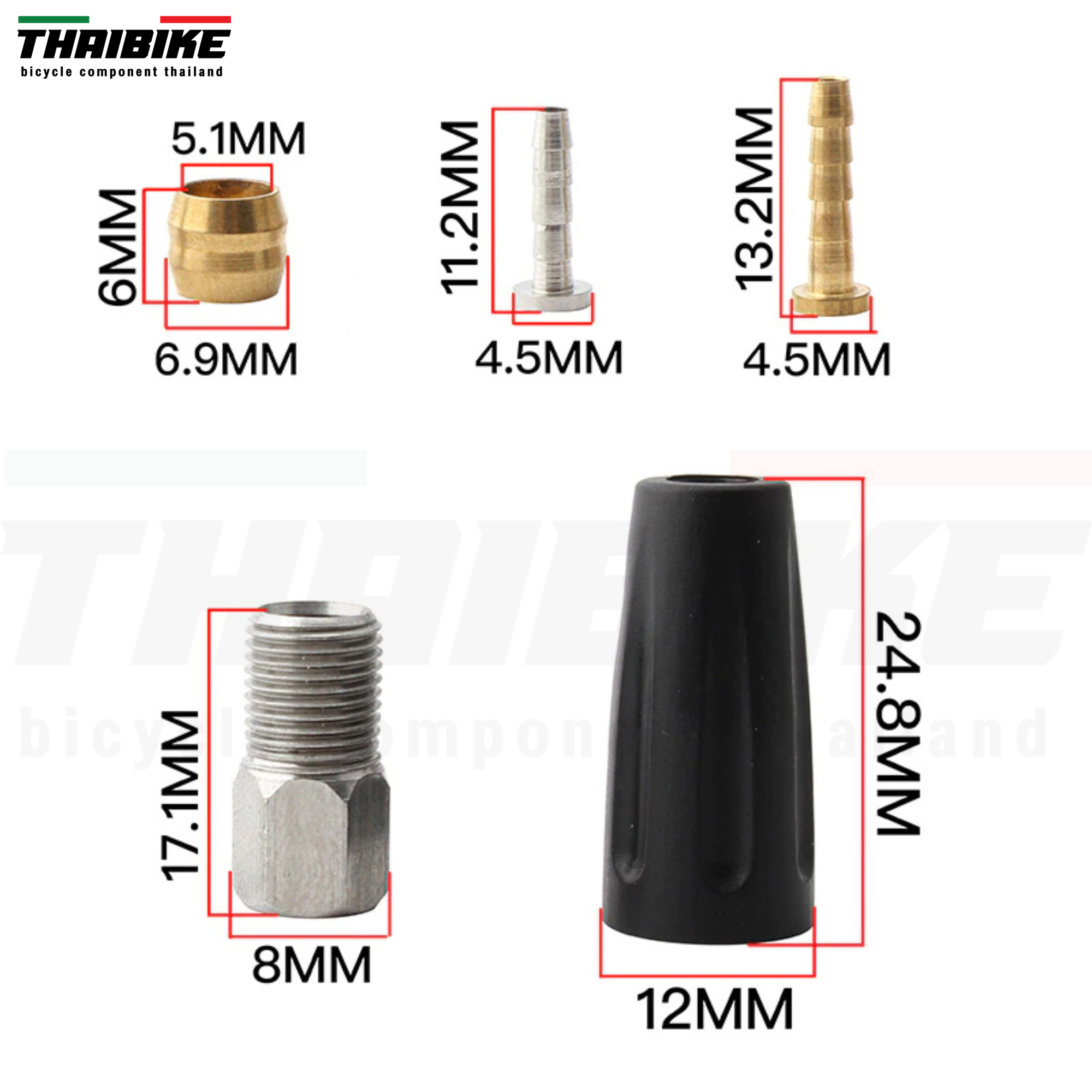 ตาไก่ดิสน้ำมันจักรยาน สำหรับเบรคน้ำมัน SHIMANO BH-90 BH-59 SRAM MAGURA TEKTRO อะไหล่ดิสเบรคจักรยาน