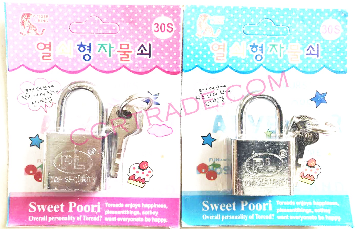 กุญแจสแตนเลส 30 มิล คอสั้นแผง 11 ซม.