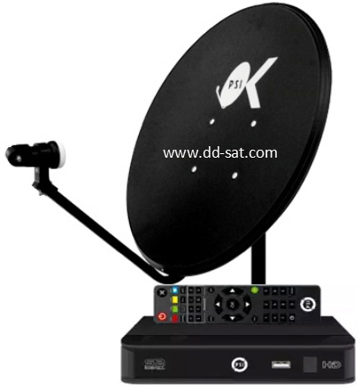 จานดาวเทียม PSI OK S2X HD (หน้าจานขนาด 60 ซ.ม.)ราคาพร้อมติดตั้ง