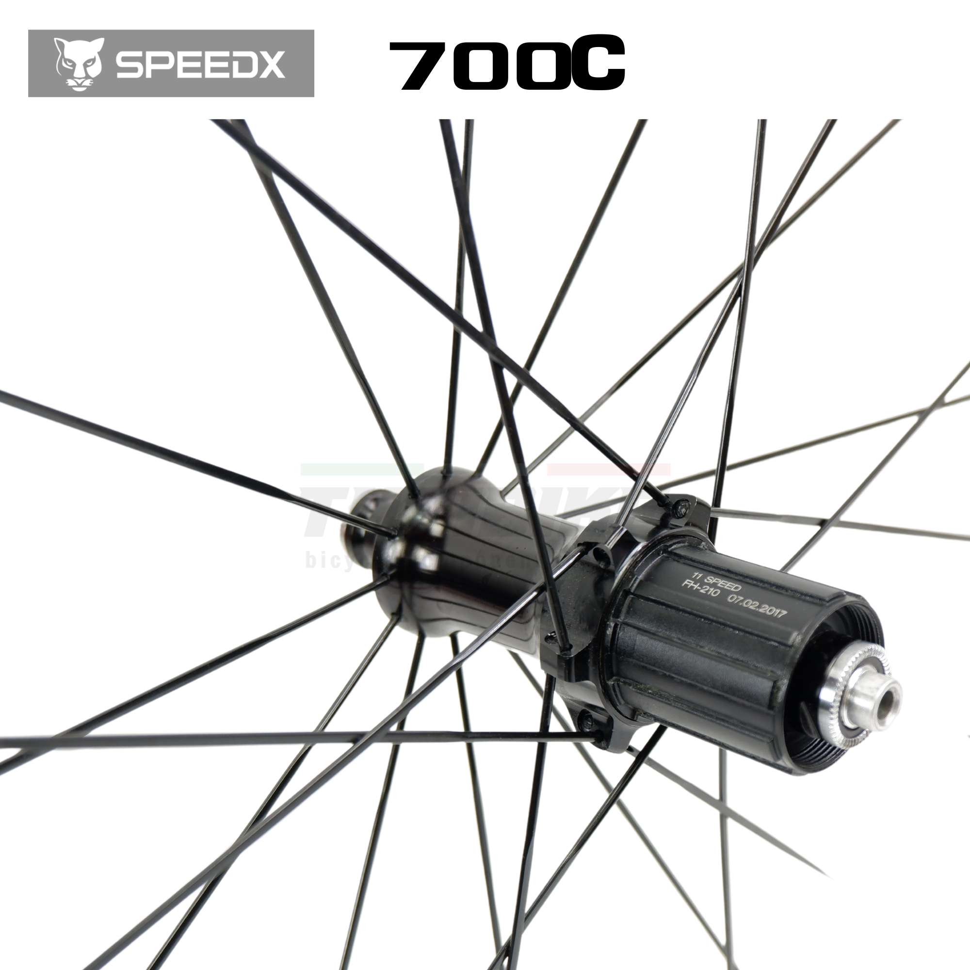 ชุดล้อจักรยานเสือหมอบอลูมิเนียม SPEEDX สำหรับล้อ 700C