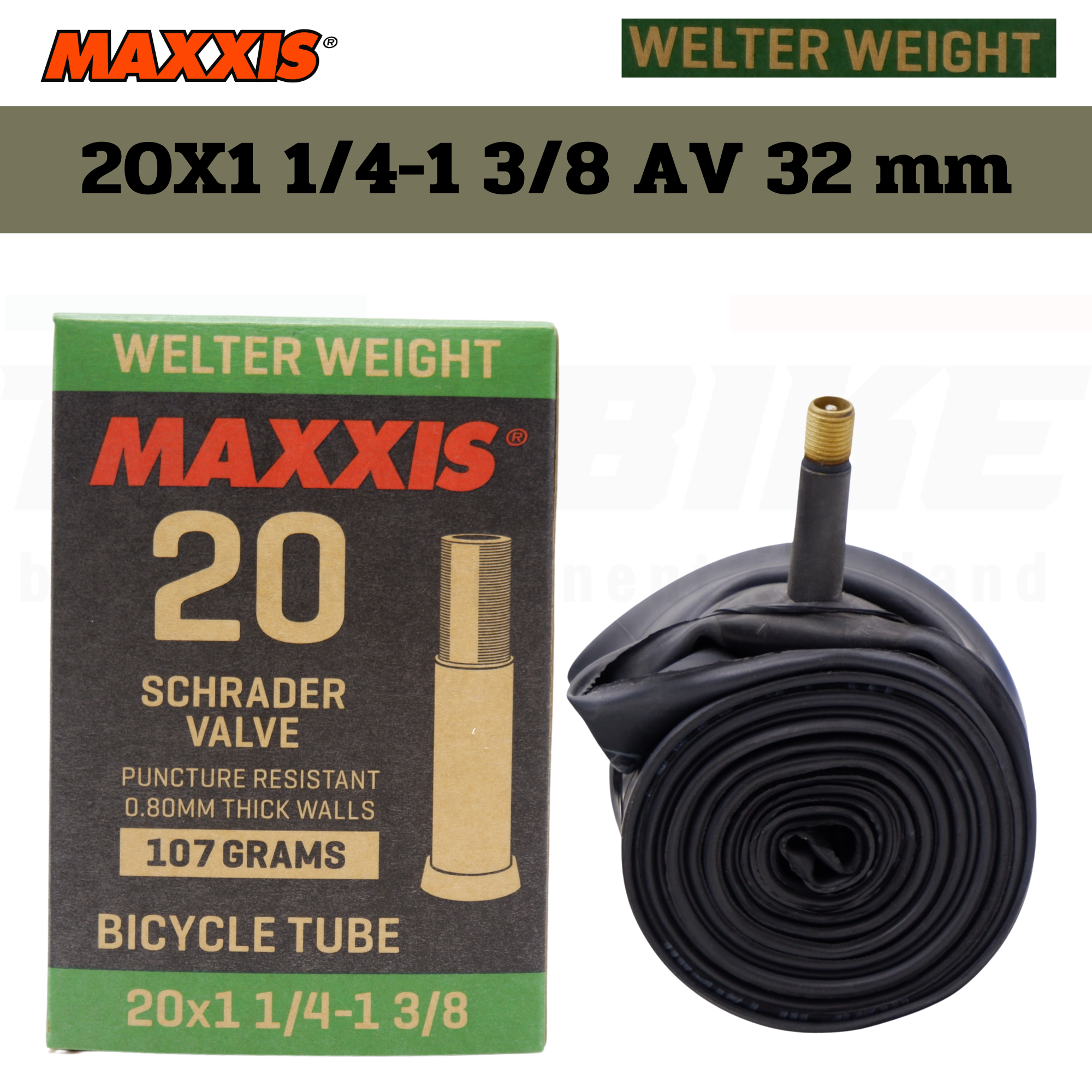 ยางในจักรยาน MAXXIS Welter Weight 20x1.5/2.5 FV48mm AV48mm