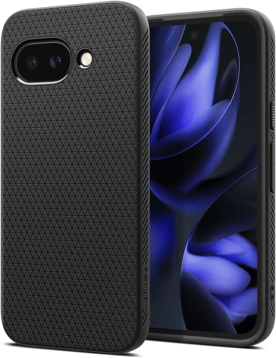 Spigen for Pixel 9a Case, Liquid Air - Matte Black