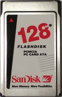 Sandisk PCMCIA Flash Card 128Mb