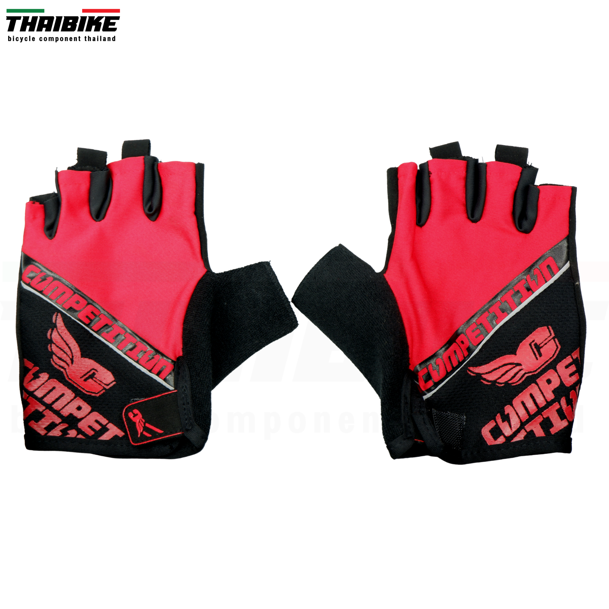 ถุงมือจักรยาน BP-PROTECT/COMPETTITION มีเจลหนานุ่ม ผ้ายืด ใส่สบาย
