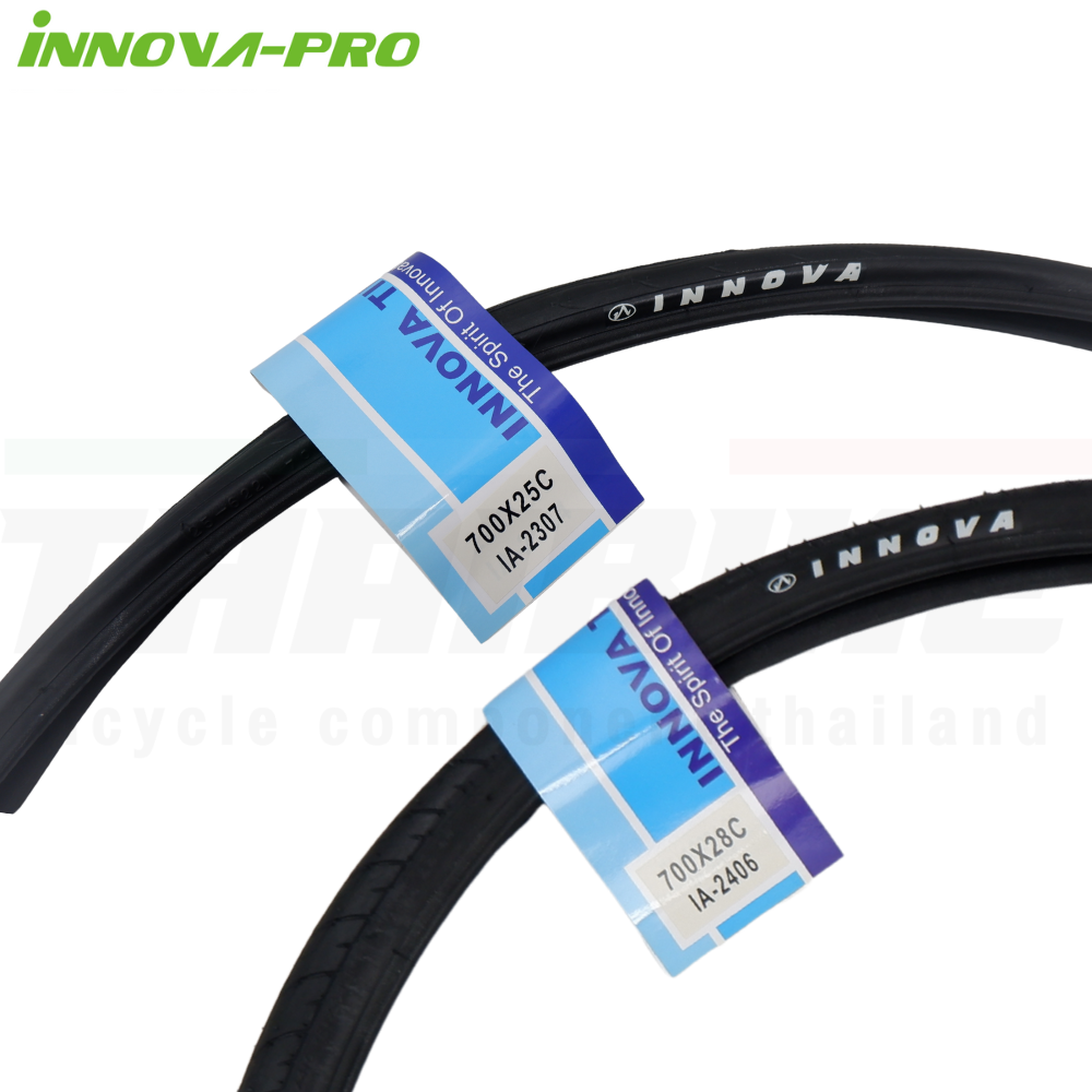 ยางนอกจักรยานเสือหมอบขอบลวด INNOVA IA-2307/IA-2406 700x25 700x28