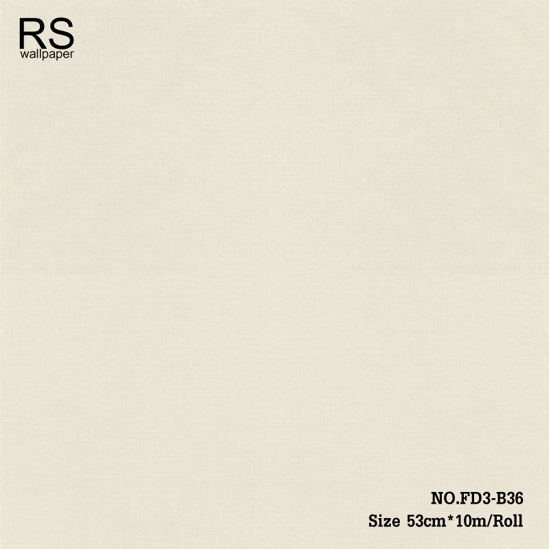 วอลเปเปอร์เทกเจอร์ผ้าพื้นสีน้ำตาลอ่อน FD3-B36