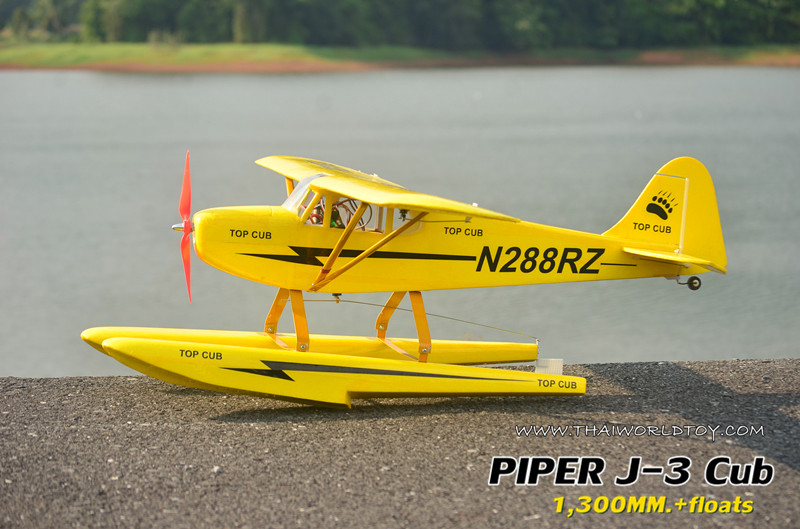 PIPER J-3CUB SEAPLANE +FLOAT 1,300MM. (PNP)
