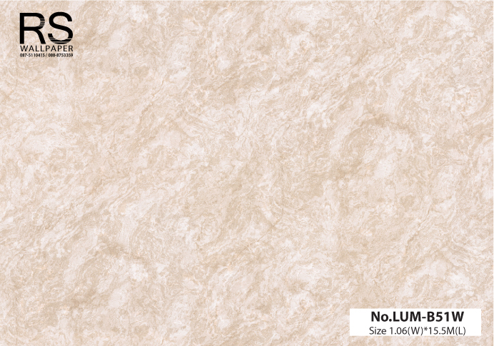 วอลเปเปอร์ ลายหินอ่อน สีทอง No.LUM-B51W
