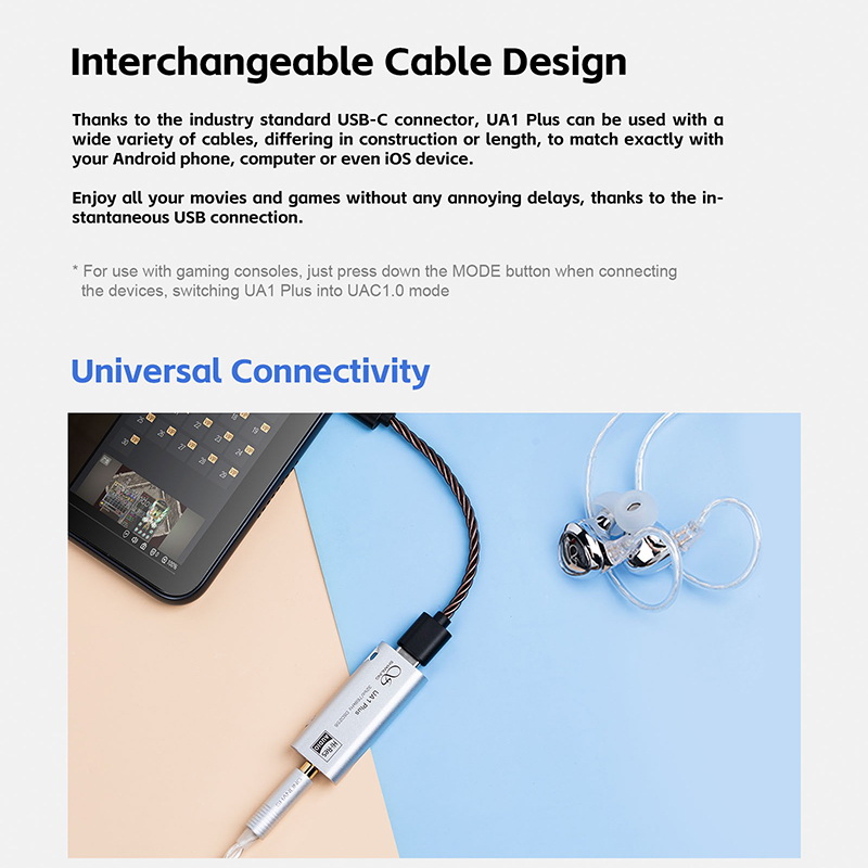 Shanling UA1 Plus USB DAC/AMP พกพา รองรับ Hi-Res ประกันศูนย์ไทย
