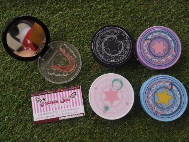 กล่องรีเทนเนอร์ วงแหวนเวทย์ซากุระ กล่องรี💥 มีกระจก💥 พร้อมส่งจากไทย✔️ น่ารักมากคะ