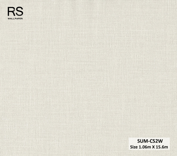 วอลเปเปอร์ลายผ้าสีน้ำตาลเบจ SUM-C52W