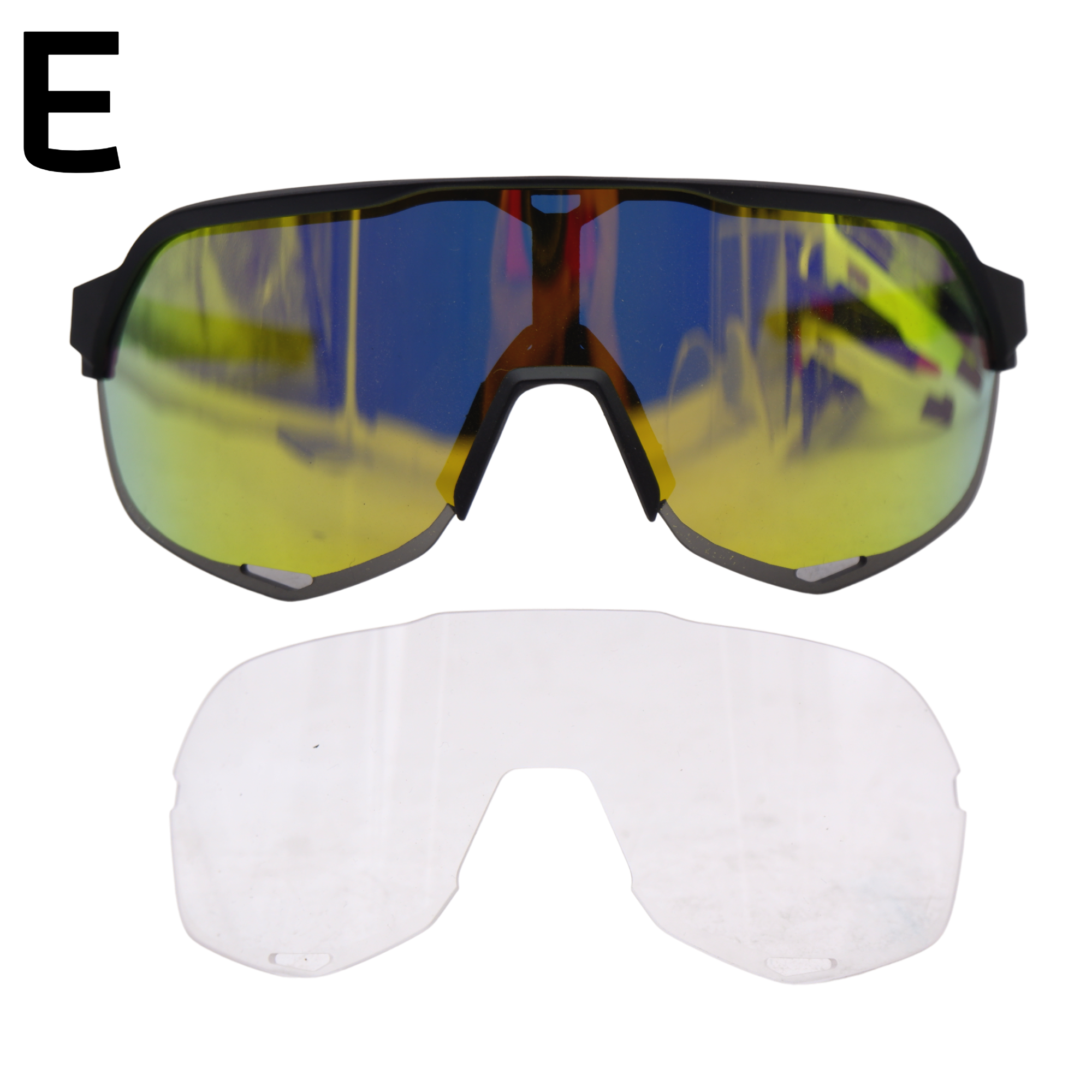 แว่นตาปั่นจักรยานแบบเปลี่ยนเลนส์ T-REX S0027 พร้อมกล่อง ผ้าเช็ดแว่น