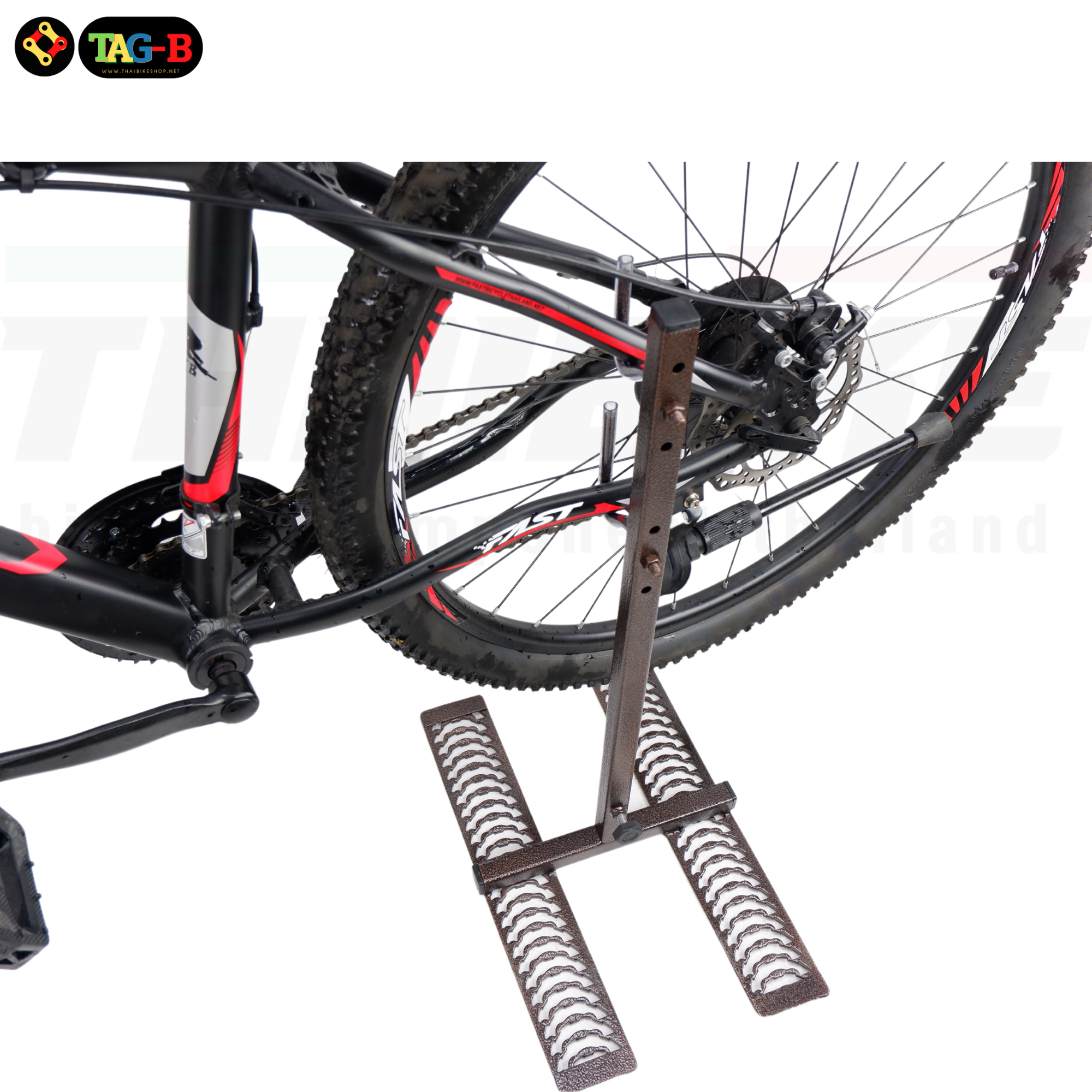 ขาตั้งเกี่ยวข้างจักรยาน TAG-B สำหรับล้อ 24 26 27.5 29 700C (งานไทย) ฐานใหญ่