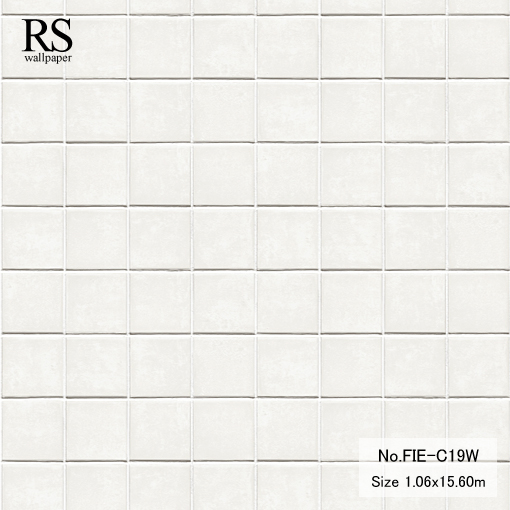วอลเปเปปอร ลายกระเบื้อง No.FIE-C19W