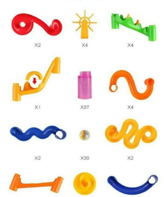 Marble run ตัวต่อรางลูกแก้ว 105 ชิ้น พร้อมส่งจากไทย