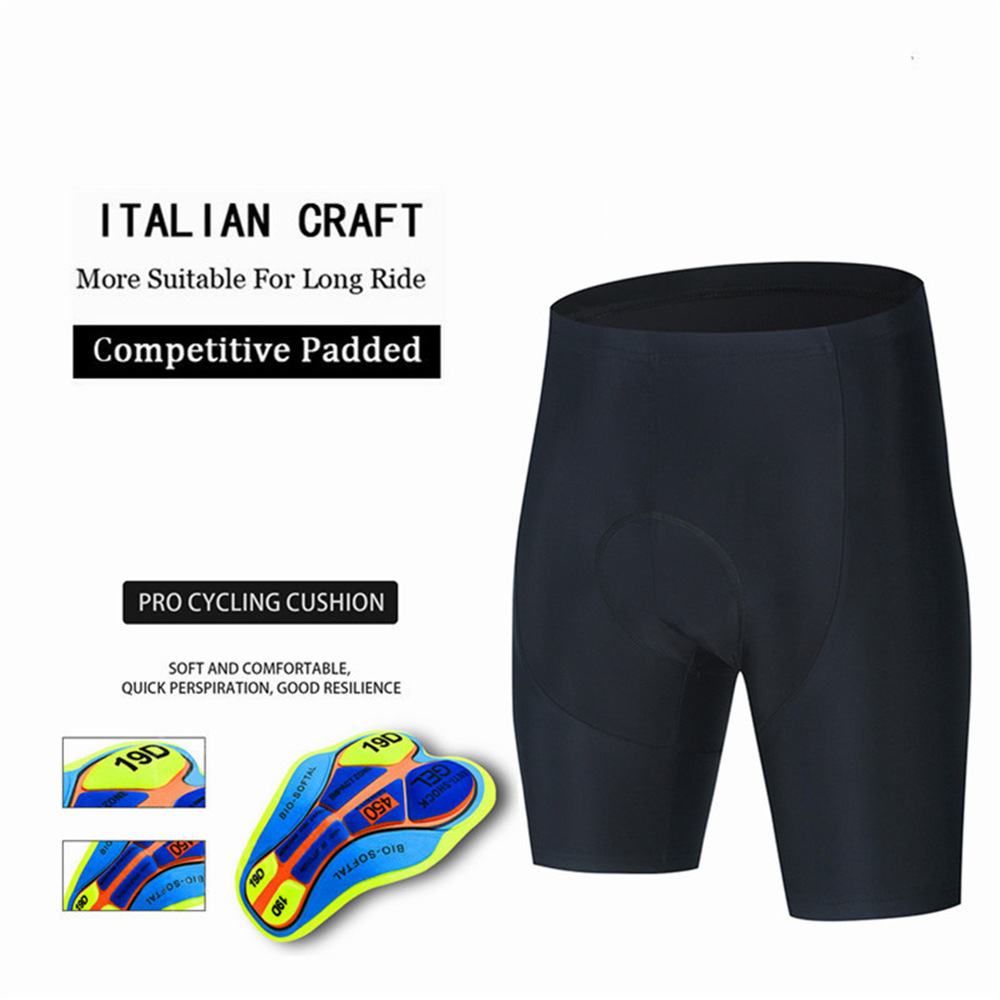 กางเกงเอี้ยม กางเกงปั่นจักรยานผ้าอิตาลี THAIBIKE เป้าเจล 19D