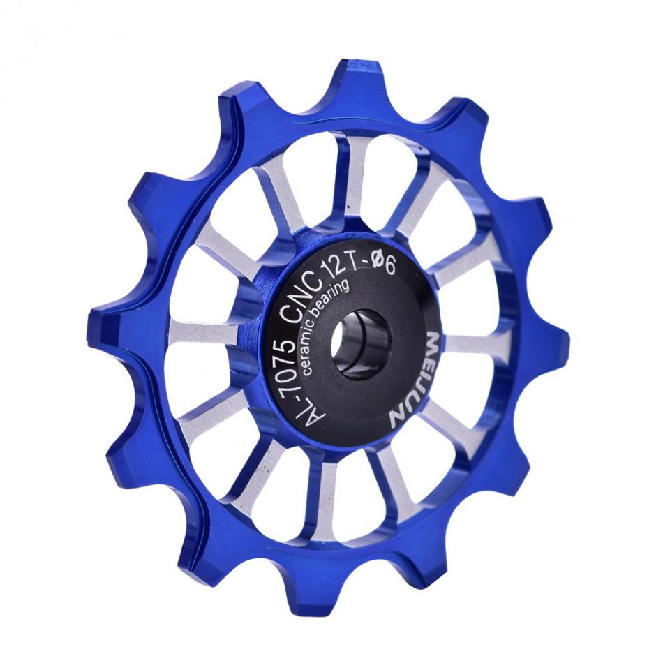 ลูกกลิ้งตีนผีเซรามิค 12T ยี่ห้อ MEIJUN ลื่น เบา ทน ติดจักรยาน ลูกรอก