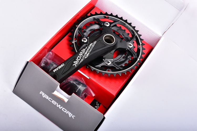 ชุดขาจาน RACEWORK พร้อมกะโหลก 24-32-42T ชุดจานจักรยานเสือภูเขา