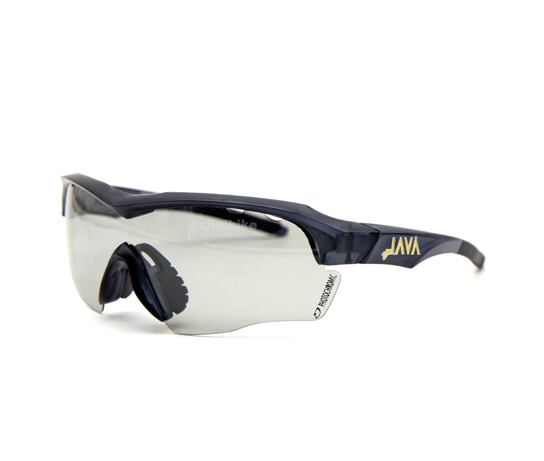 เลนส์ปรัแสงออโต้ แว่นตาปั่นจักรยาน ยี่ห้อ JAVA GEFORCE photochromic กิจกรรมกลางแจ้ง