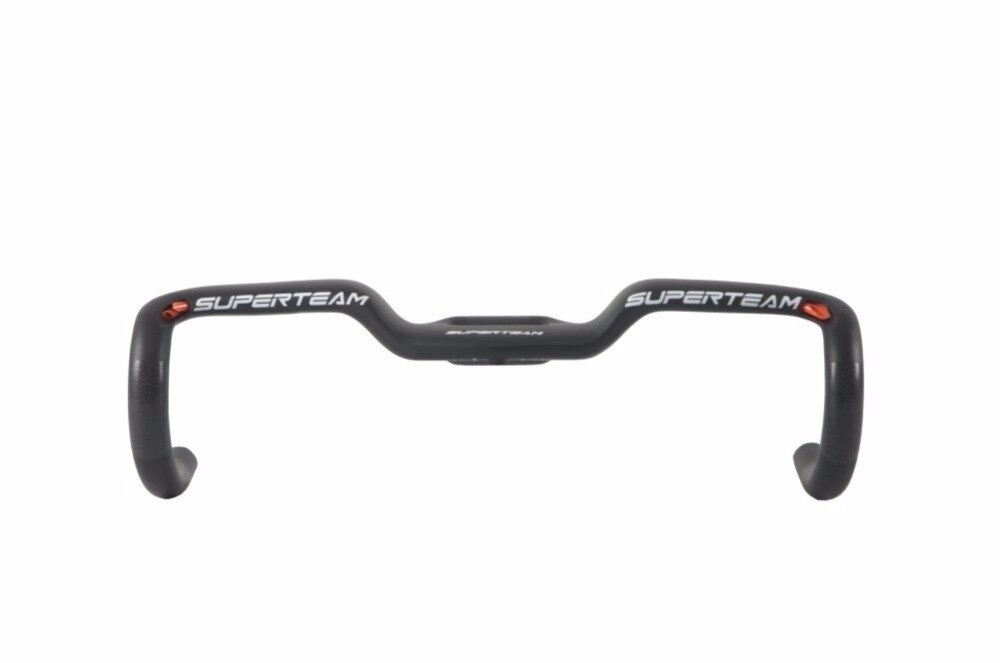 ของแท้ แฮนด์เสือหมอบคาร์บอน SUPERTEAM แฮนด์รถจักรยานคาร์บอน