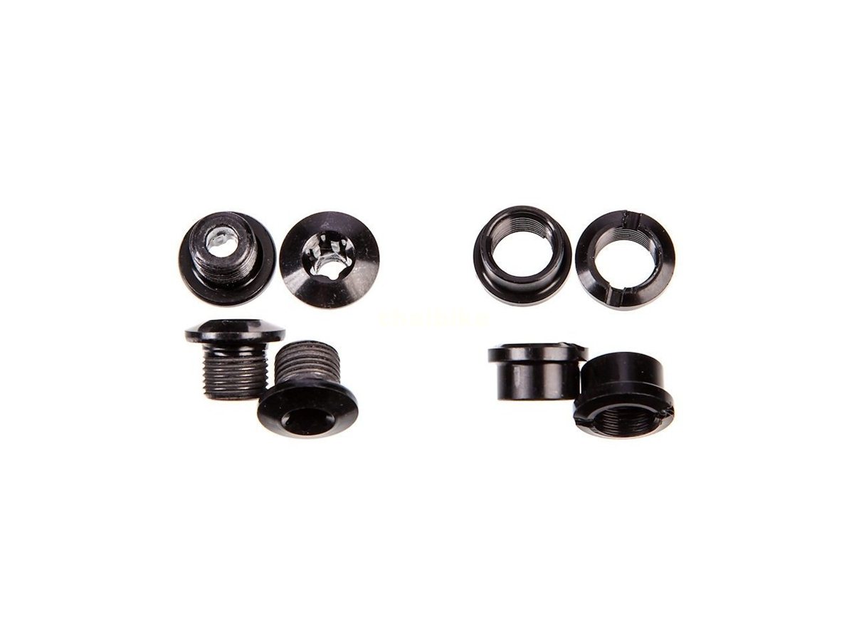 น๊อตใบจานนอกจักรยาน SHIMANO XT (จาน 2 ชั้น) รุ่น FCM785, BOLT & NUT, (4 SET)