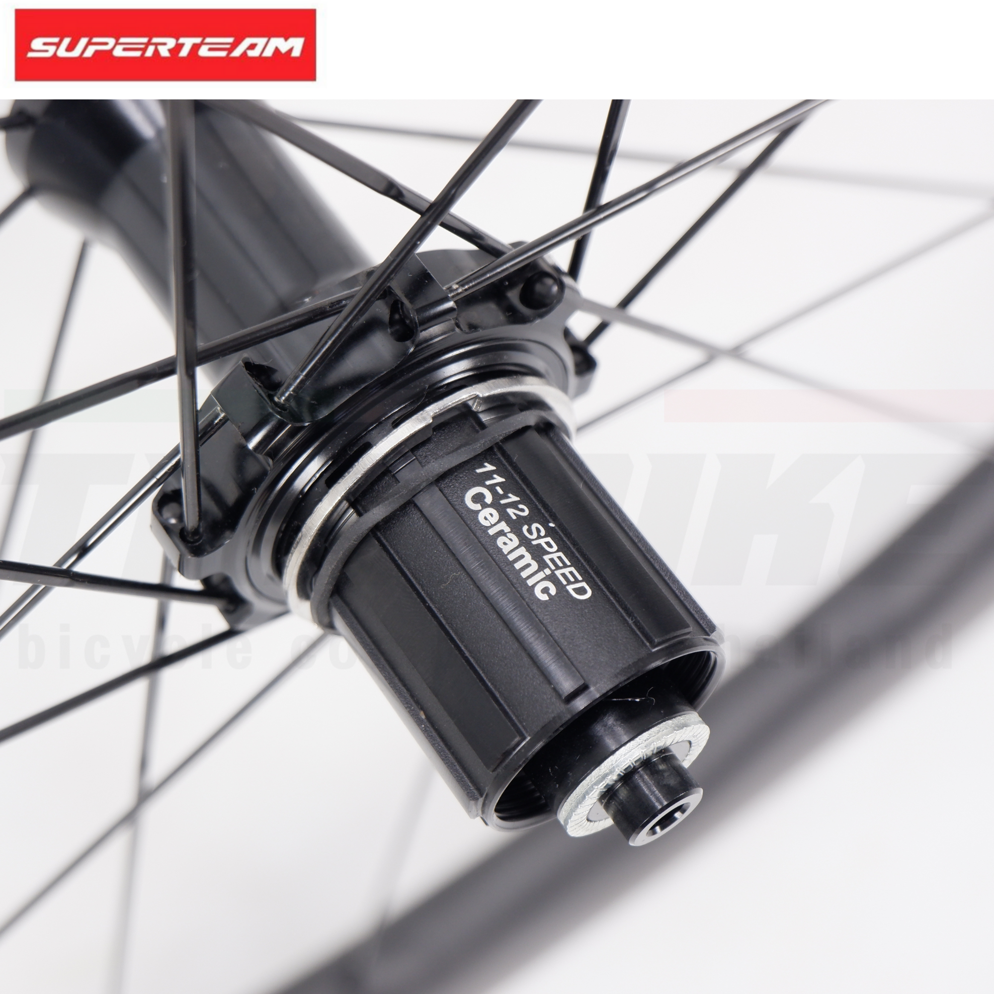 ล้อจักรยานเสือหมอบคาร์บอน ULTRATEAM CURVE เซรามิค 50/50