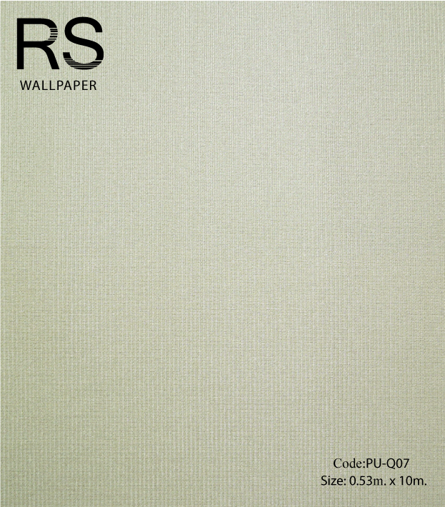 วอลเปเปอร์เทกเจอร์เส้นด้ายผ้าแนวตรงพื้นโทนสีน้ำตาลอ่อนอมสีครีม PU-Q07